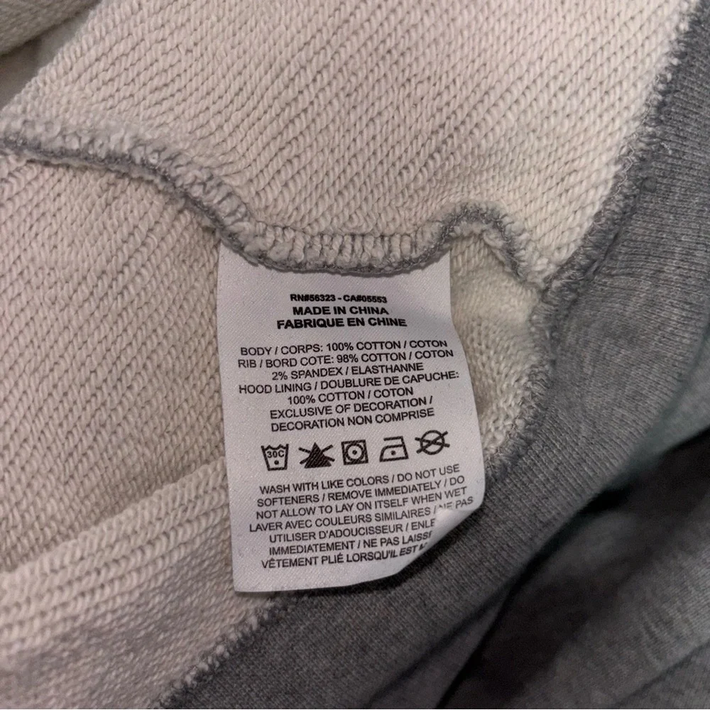 Nike Tennis Nike Court Logo Gray 100% Cotton Men’s Hoodie size 2XL